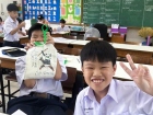 กิจกรรมศิลปะการเพ้นท์กระเป๋าแบบจีน สำหรับนักเรียนระดับชั้นปร ... Image 17